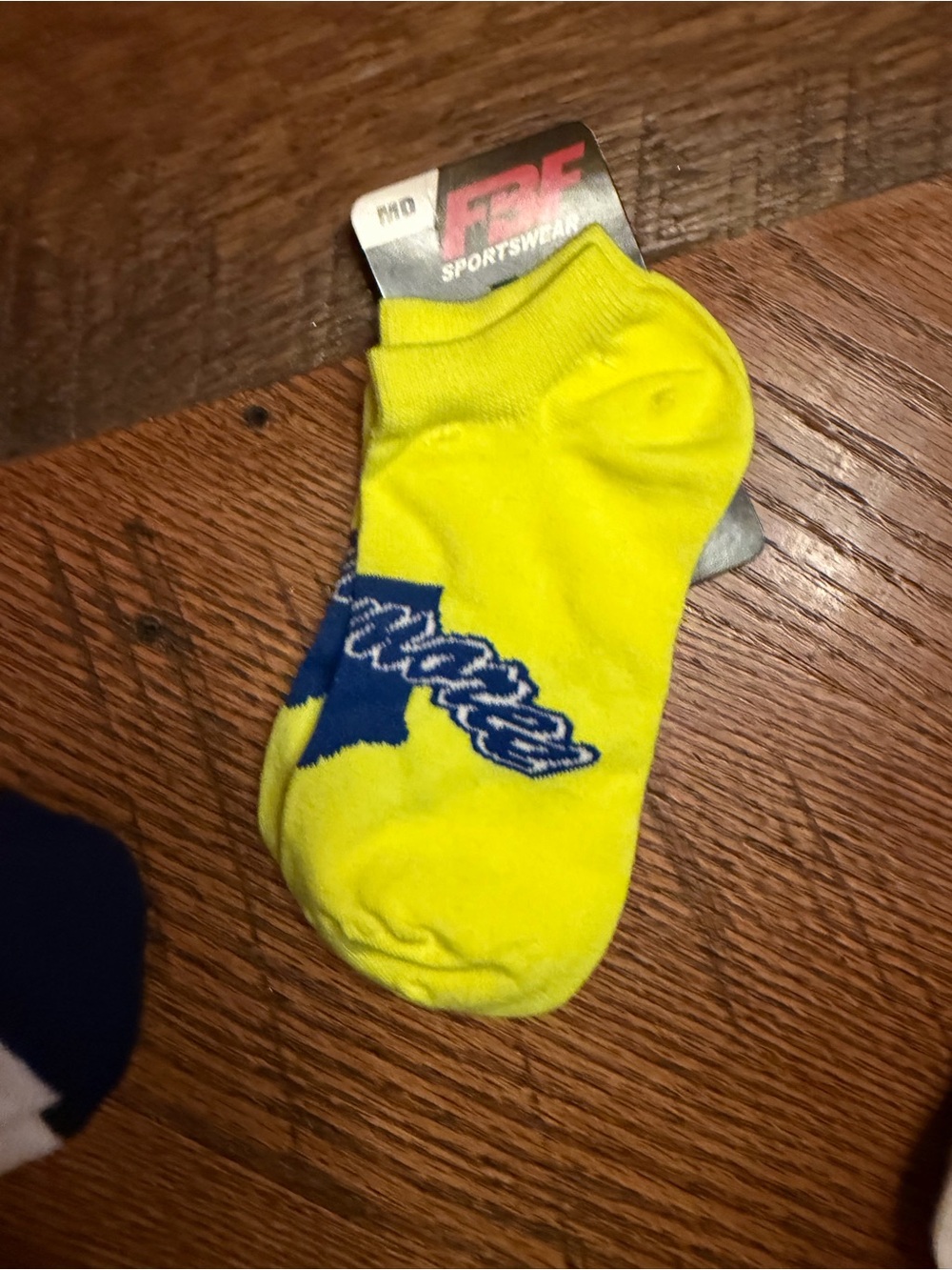 Indiana State Sycamores FBF Sportswear Ankle Socks Size Medium NWT.
